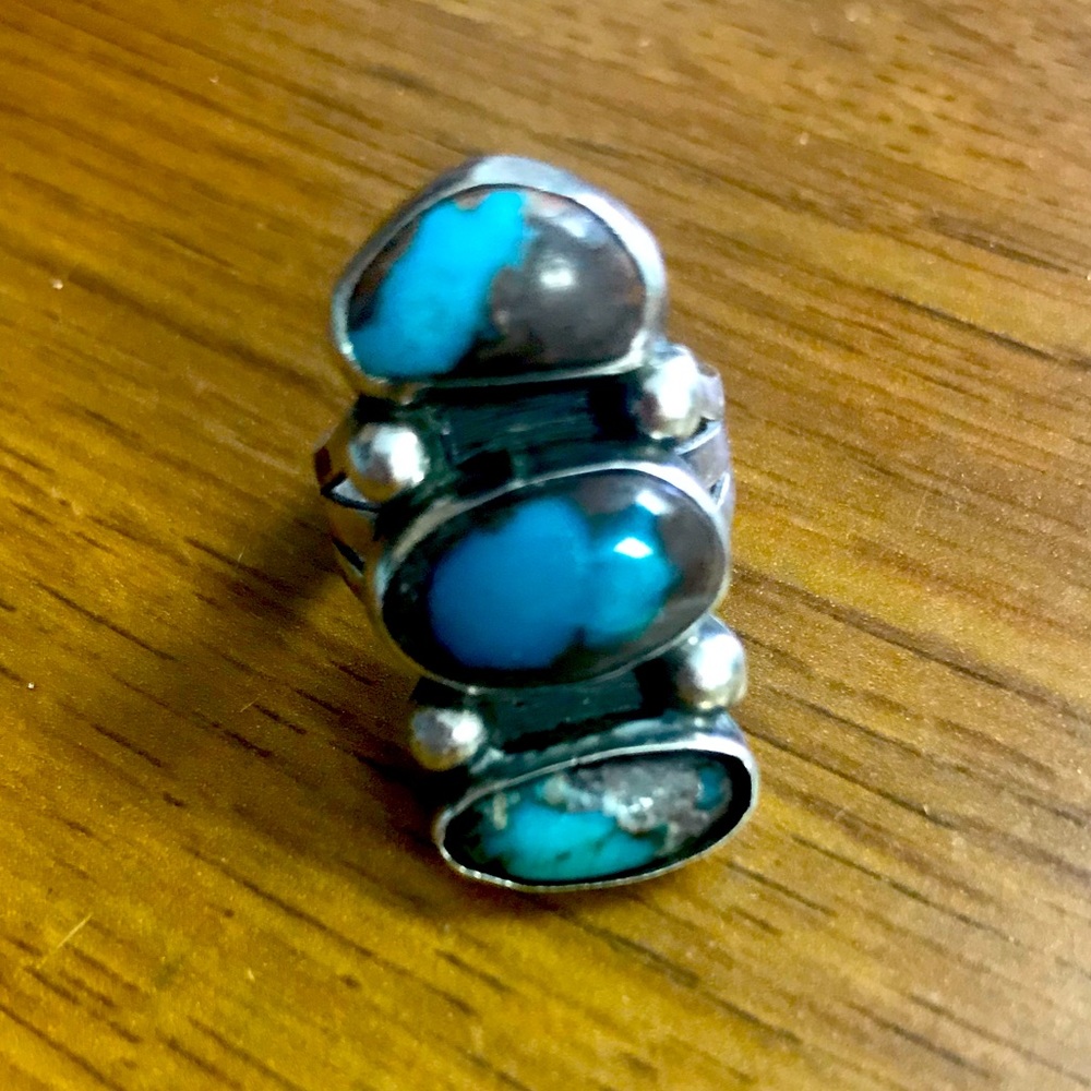 *SOLD* Navajo Turquoise Ring - REAL TURQUOISE!